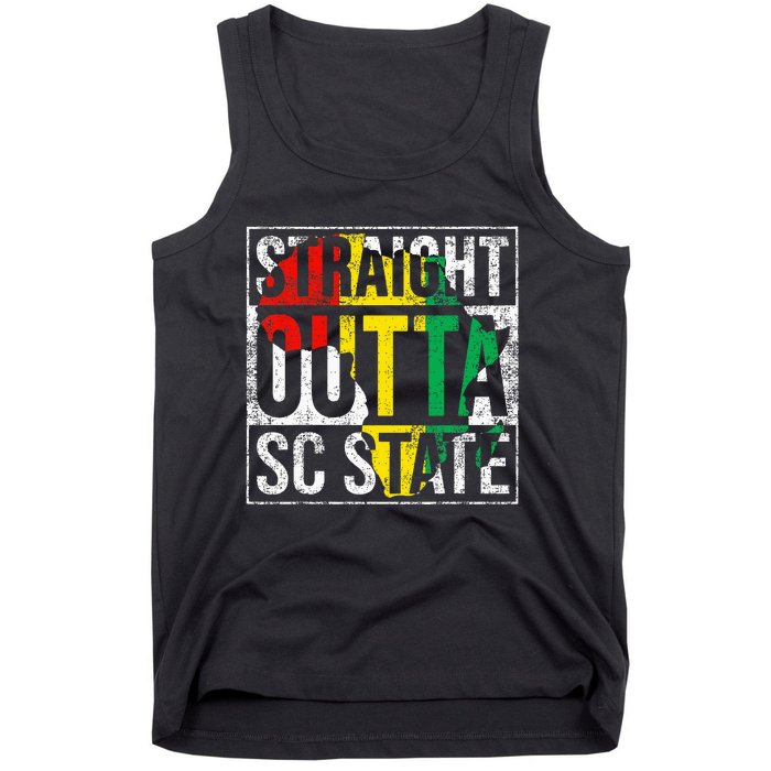 South Carolina Sc Vintage State Retro 125th Birthday Tank Top