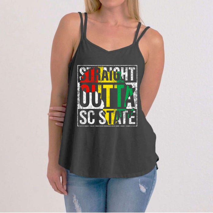 South Carolina Sc Vintage State Retro 125th Birthday Women's Strappy Tank