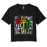 South Carolina Sc Vintage State Retro 125th Birthday Women's Crop Top Tee