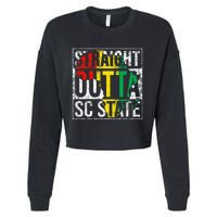 South Carolina Sc Vintage State Retro 125th Birthday Cropped Pullover Crew