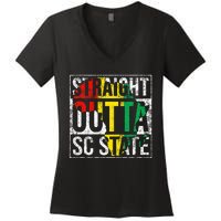 South Carolina Sc Vintage State Retro 125th Birthday Women's V-Neck T-Shirt