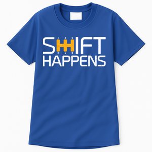 Sports Cars Street Racing Shift Happens Race Car Cute Gift Tall T-Shirt