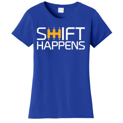 Sports Cars Street Racing Shift Happens Race Car Cute Gift Women's T-Shirt