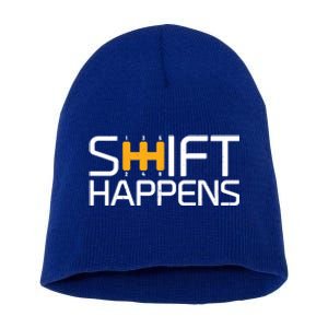 Sports Cars Street Racing Shift Happens Race Car Cute Gift Short Acrylic Beanie