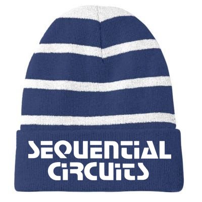 Sequential Circuits Striped Beanie with Solid Band