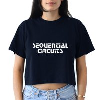 Sequential Circuits Crop Top