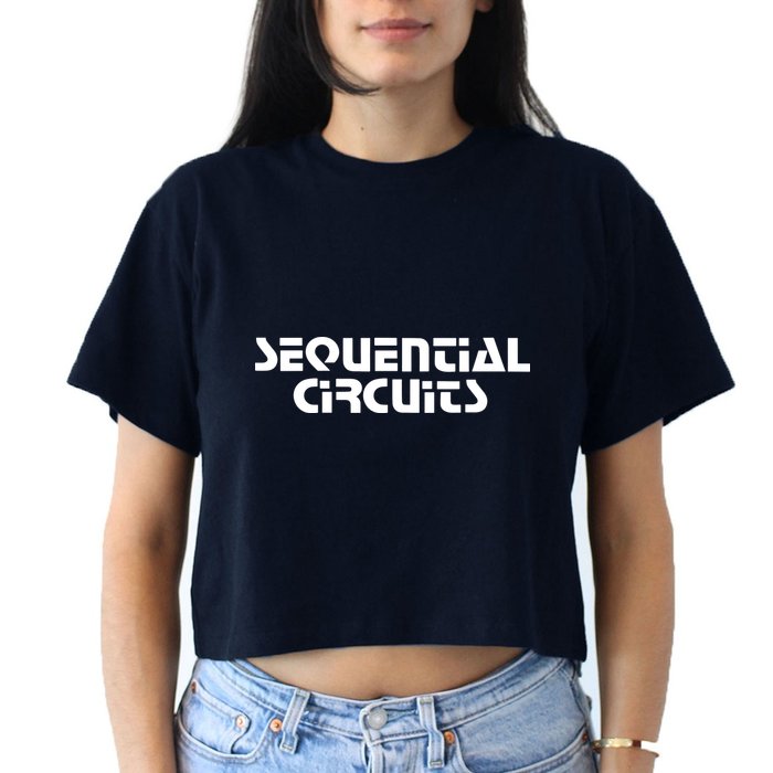 Sequential Circuits Crop Top