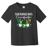 Shenanigans Coordinator St Patricks Day Gnomes Green Proud Gift Toddler T-Shirt