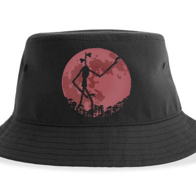 Supernatural Cryptid Siren Head Sustainable Bucket Hat