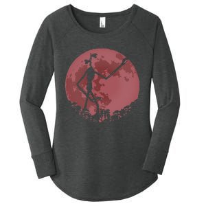 Supernatural Cryptid Siren Head Women's Perfect Tri Tunic Long Sleeve Shirt