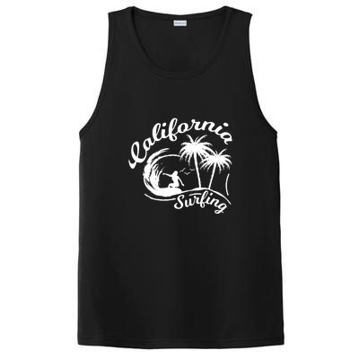 Surfing California Surfing Palm Beach Holiday Gift PosiCharge Competitor Tank