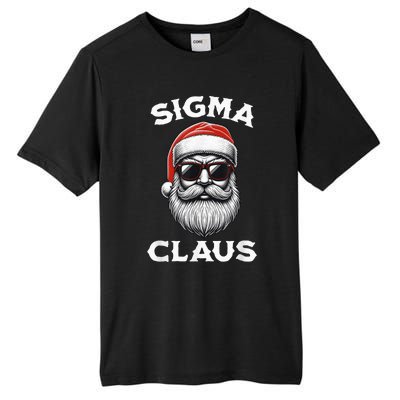 Sigma Claus Santa Funny Christmas Riz Z Male The Rizzler Meme Tall Fusion ChromaSoft Performance T-Shirt