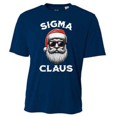 Sigma Claus Santa Funny Christmas Riz Z Male The Rizzler Meme Cooling Performance Crew T-Shirt