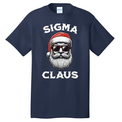 Sigma Claus Santa Funny Christmas Riz Z Male The Rizzler Meme Tall T-Shirt