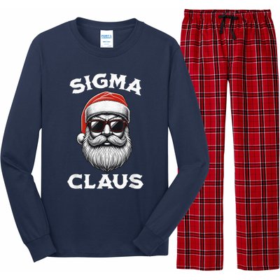 Sigma Claus Santa Funny Christmas Riz Z Male The Rizzler Meme Long Sleeve Pajama Set