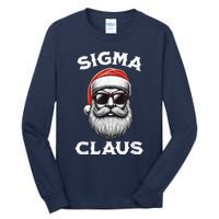 Sigma Claus Santa Funny Christmas Riz Z Male The Rizzler Meme Tall Long Sleeve T-Shirt