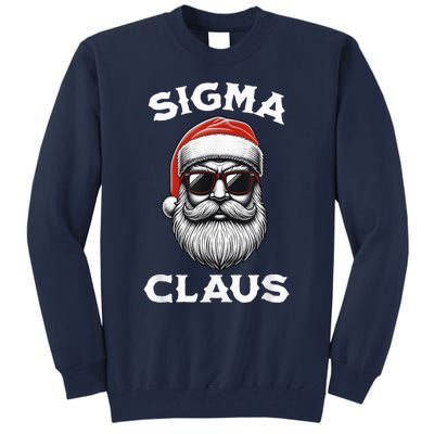 Sigma Claus Santa Funny Christmas Riz Z Male The Rizzler Meme Tall Sweatshirt