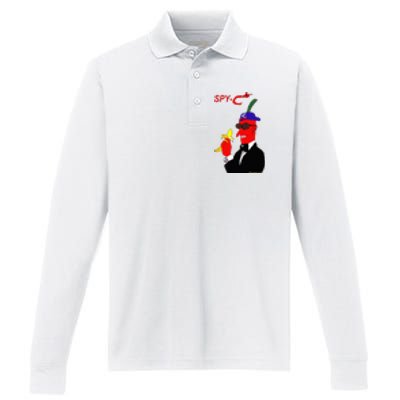 Spy C Performance Long Sleeve Polo