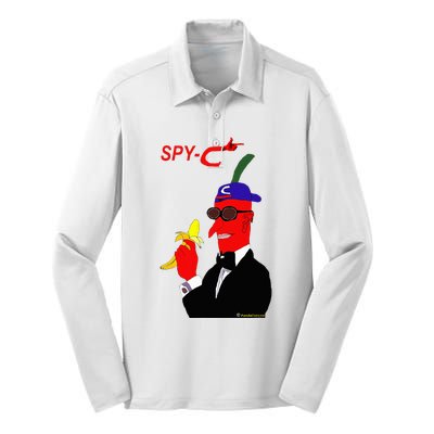 Spy C Silk Touch Performance Long Sleeve Polo