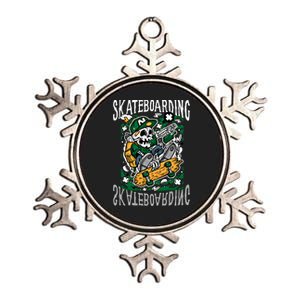 Santa Cruz Skateboarding Skull Skateboard Street Wear Gift Metallic Star Ornament