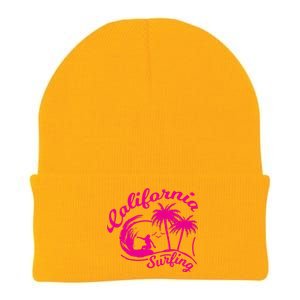 Surfing California Surfing Palm Beach Holiday Gift Knit Cap Winter Beanie