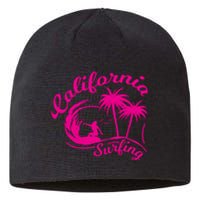 Surfing California Surfing Palm Beach Holiday Gift Sustainable Beanie