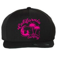 Surfing California Surfing Palm Beach Holiday Gift Wool Snapback Cap