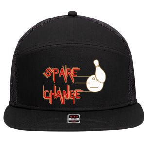 Spare Change 7 Panel Mesh Trucker Snapback Hat