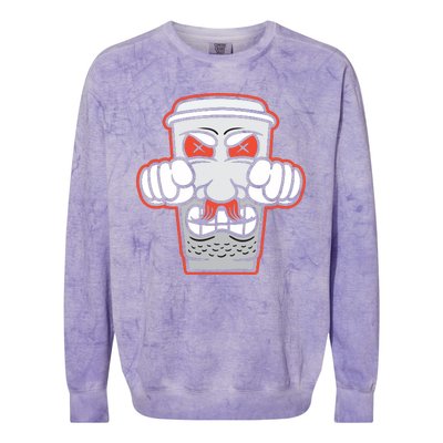 Soda Cup Colorblast Crewneck Sweatshirt