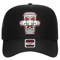 Soda Cup High Crown Mesh Back Trucker Hat