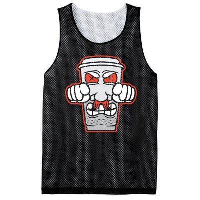 Soda Cup Mesh Reversible Basketball Jersey Tank