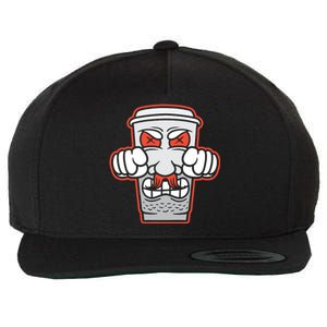 Soda Cup Wool Snapback Cap