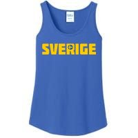 Sverige Cool Swedish Flag Sweden Great Gift Ladies Essential Tank