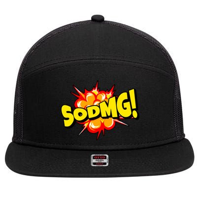 Sodmg Comic 7 Panel Mesh Trucker Snapback Hat