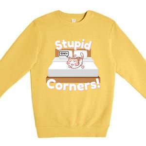 Stupid Corners! Premium Crewneck Sweatshirt