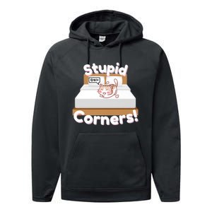 Stupid Corners! Performance Fleece Hoodie