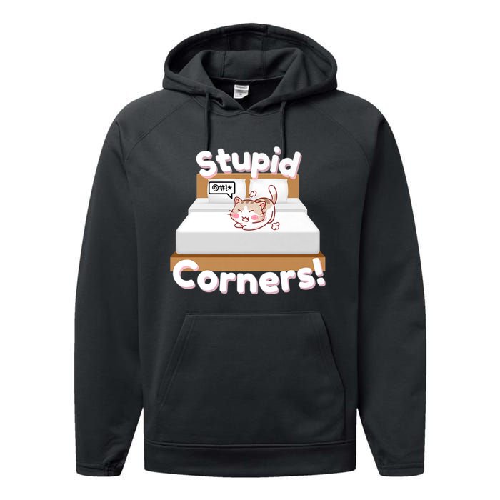 Stupid Corners! Performance Fleece Hoodie