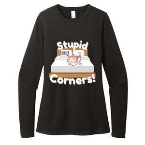 Stupid Corners! Womens CVC Long Sleeve Shirt