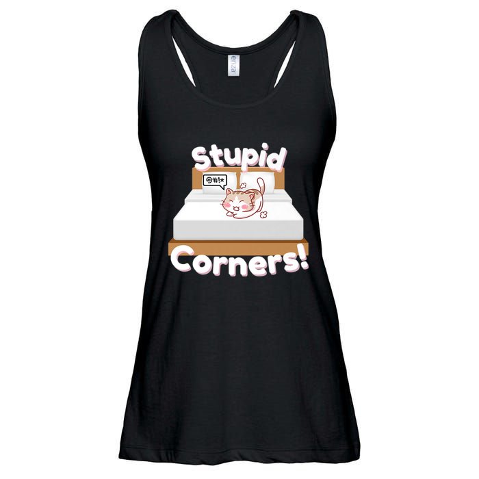 Stupid Corners! Ladies Essential Flowy Tank