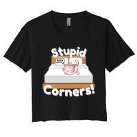 Stupid Corners! Women's Crop Top Tee