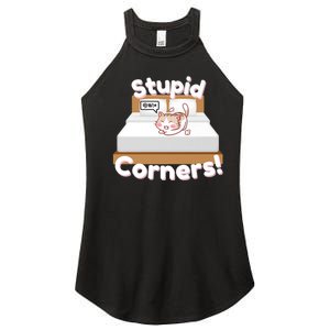 Stupid Corners! Women's Perfect Tri Rocker Tank