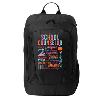 School Counselor School Counseling Week City Backpack