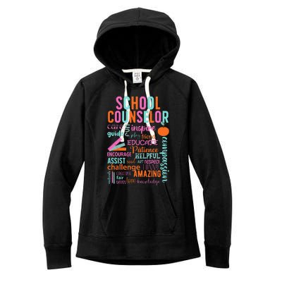 School Counselor School Counseling Week Women's Fleece Hoodie