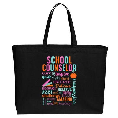 School Counselor School Counseling Week Cotton Canvas Jumbo Tote