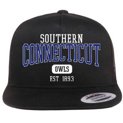 Southern C.O.N.N.E.C.T.I.C.U.T State Owls Est. Date Flat Bill Trucker Hat