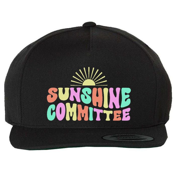 Sunshine Commit Wool Snapback Cap