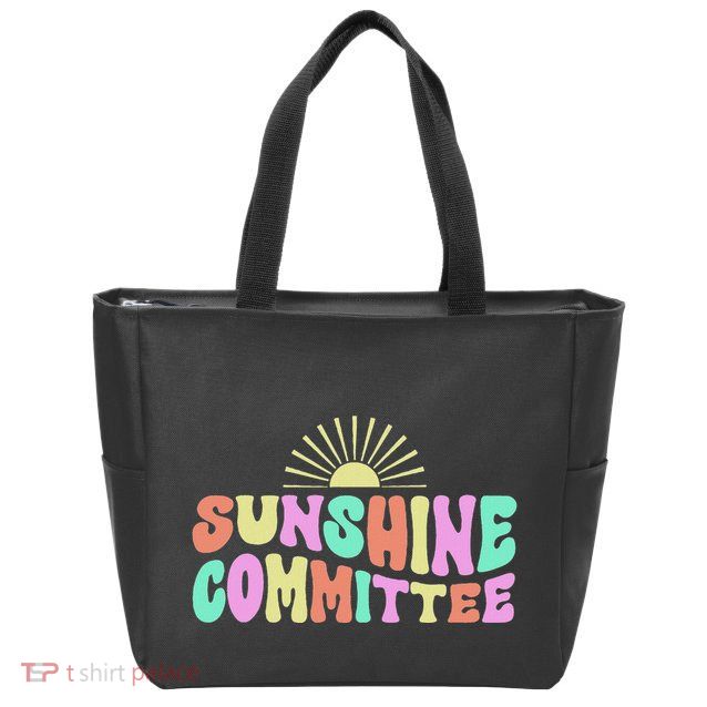 Sunshine Commit Zip Tote Bag