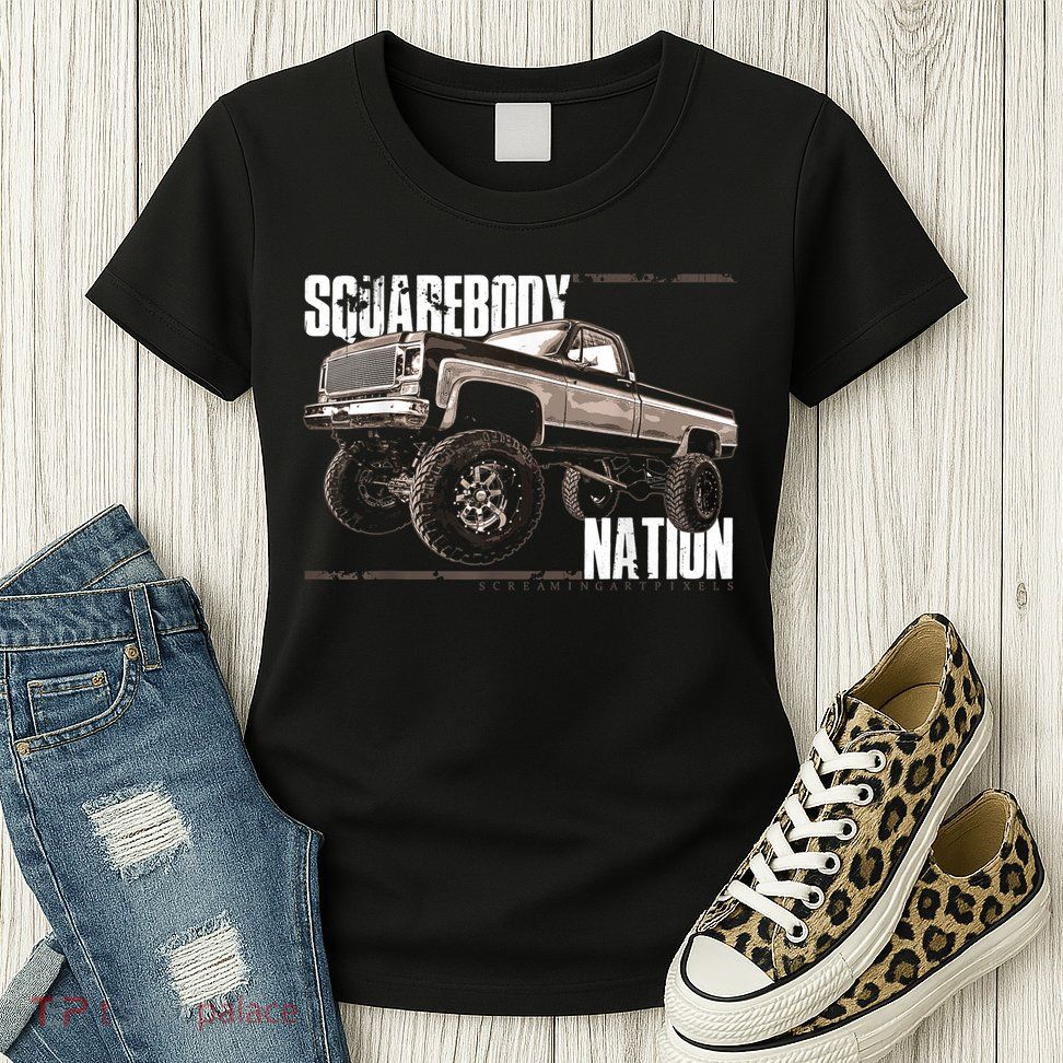 Squarebody Classic Square Body Womens T-Shirt
