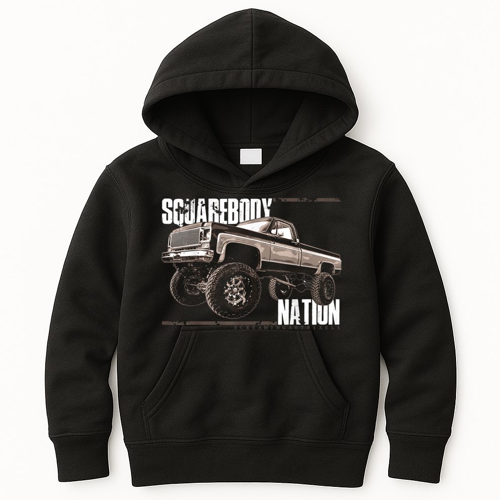 Squarebody Classic Square Body Kids Hoodie