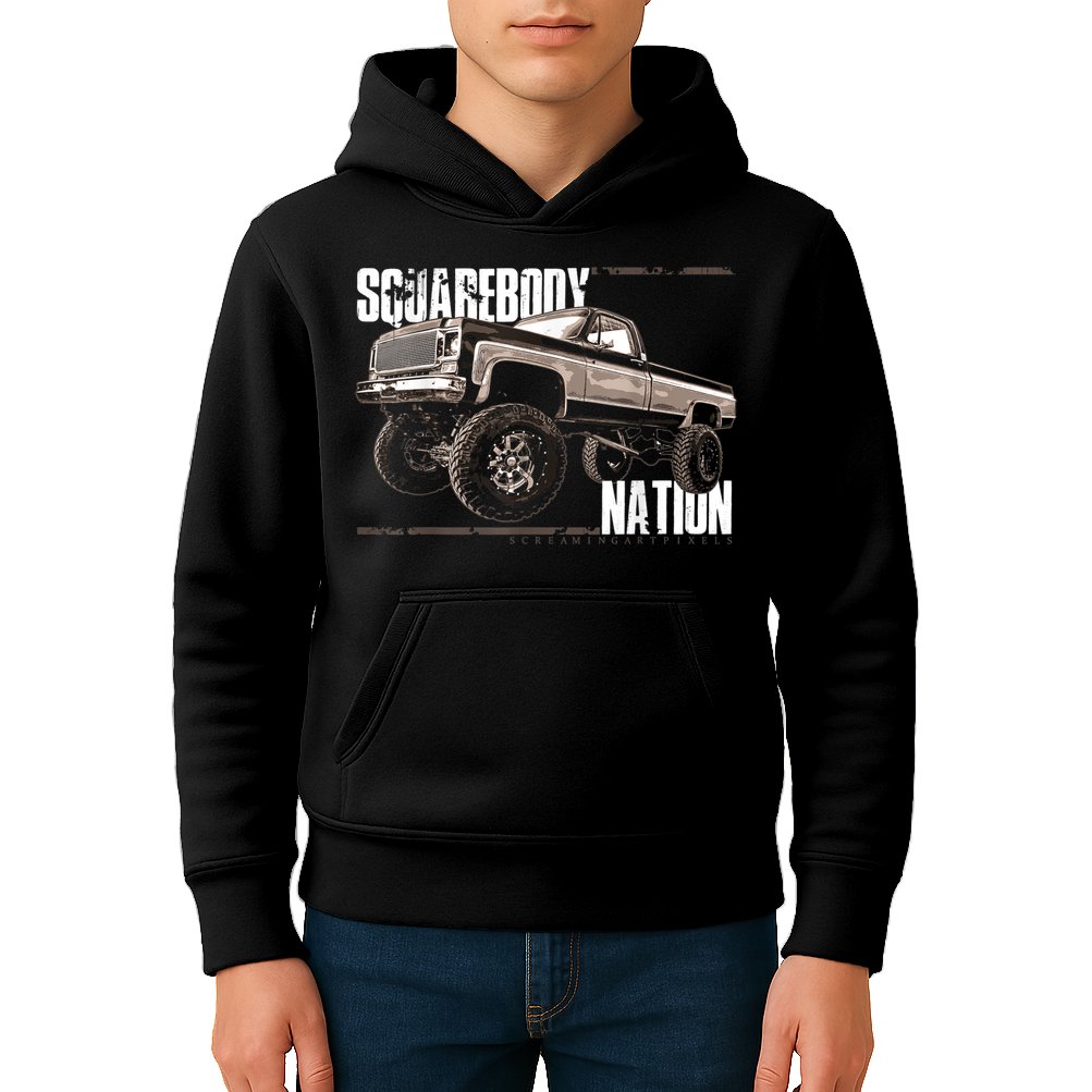 Squarebody Classic Square Body Kids Hoodie